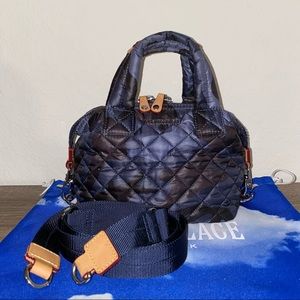 MZ Wallace Micro Sutton in Dark Blue Camo
